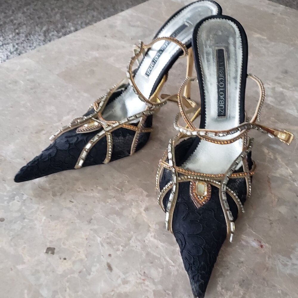 Gianmarco Lorenzi vintage high heels shoes